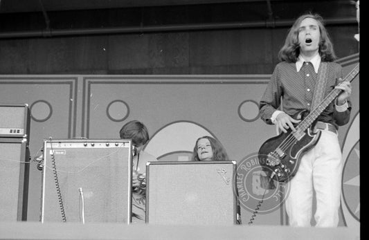 Janis Joplin with band